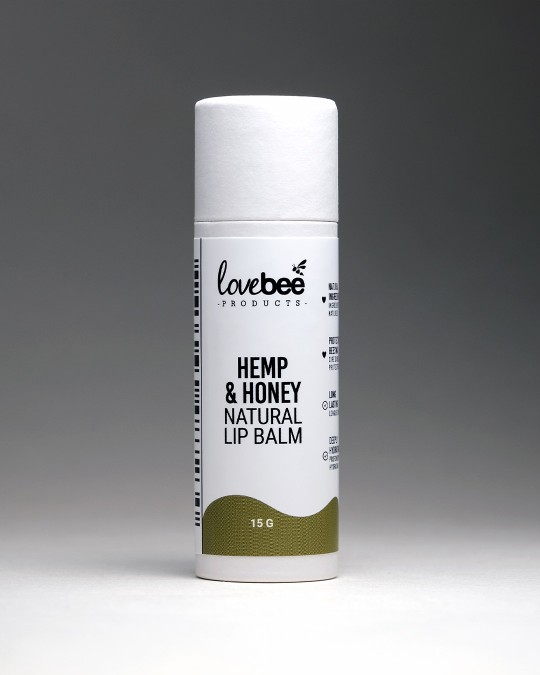 Hemp & Honey Natural Lip Balm Tube