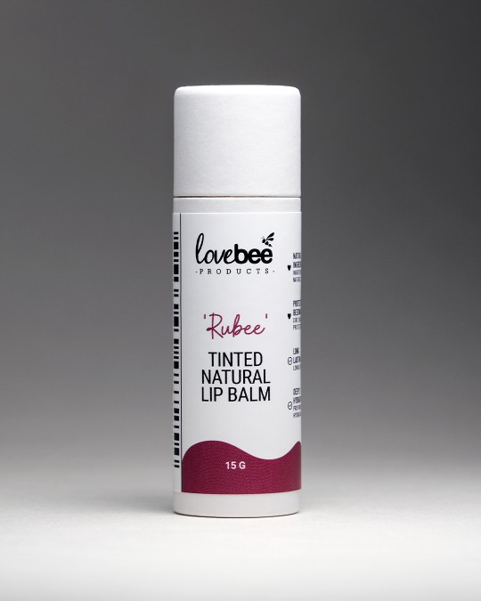 Rubee Natural Tinted Lip Balm Tube