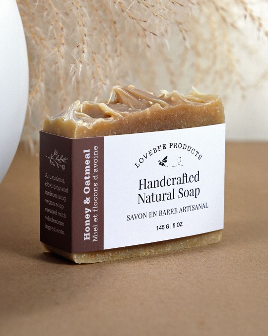 Honey & Oatmeal Natural Bar Soap